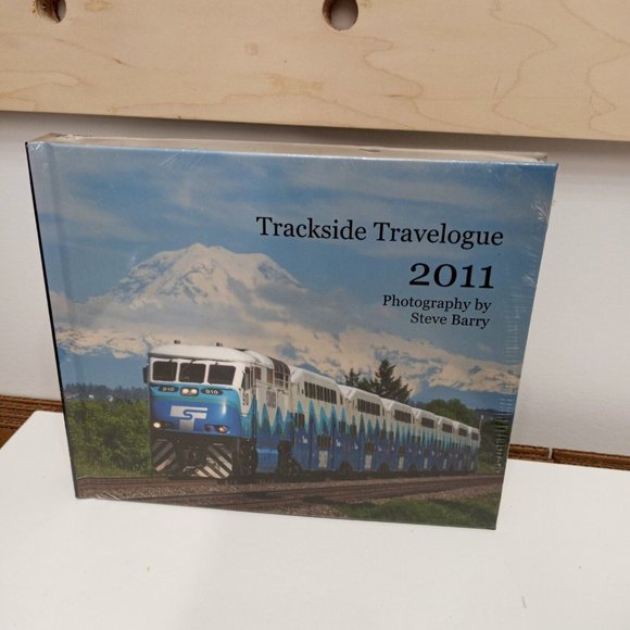 Steve Barry Trackside Travelogue Hardcover Book NEW IN SHRINK WRAP! Trains 2011 - Picture 1 of 4